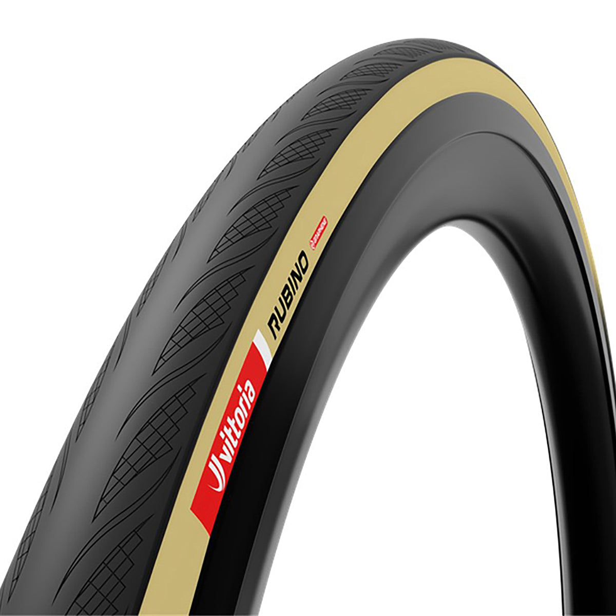 Cubierta Vittoria Carretera Rubino V TLR G2 Crema/Negro