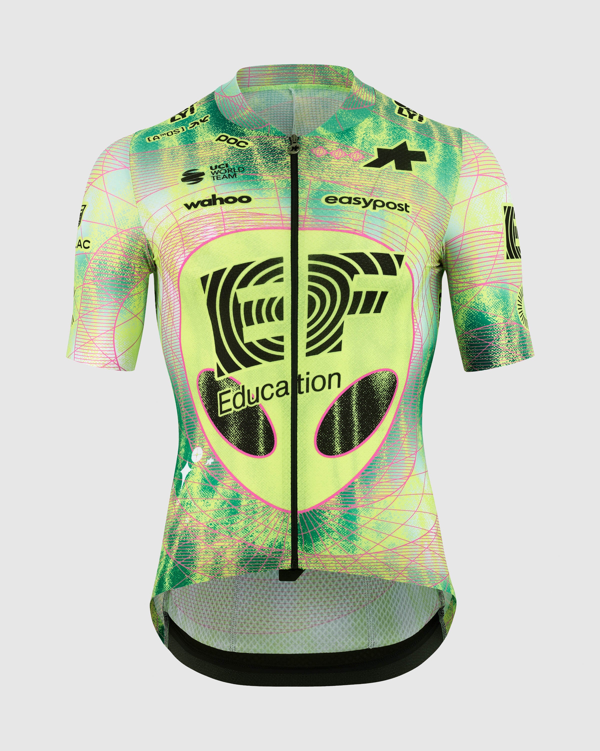 Maillot Manga Corta Assos Mille GT S11 Evo EF Close Encounter Hombre Alien Green