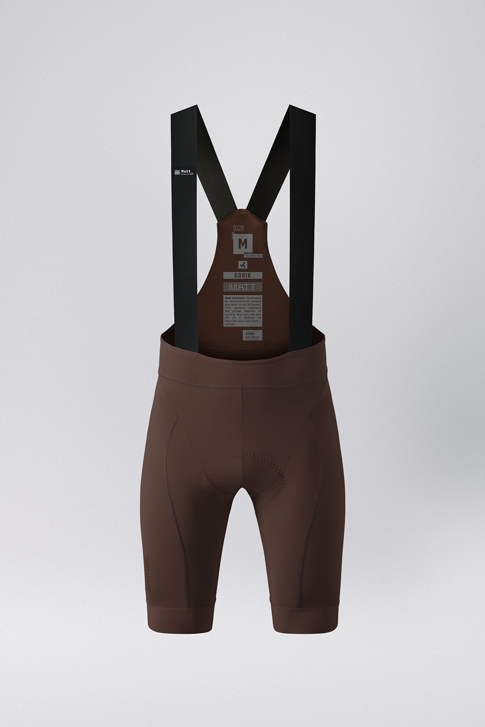 Culote Corto Tirantes Matt 2.0 K10 Gobik Hombre Cocoa
