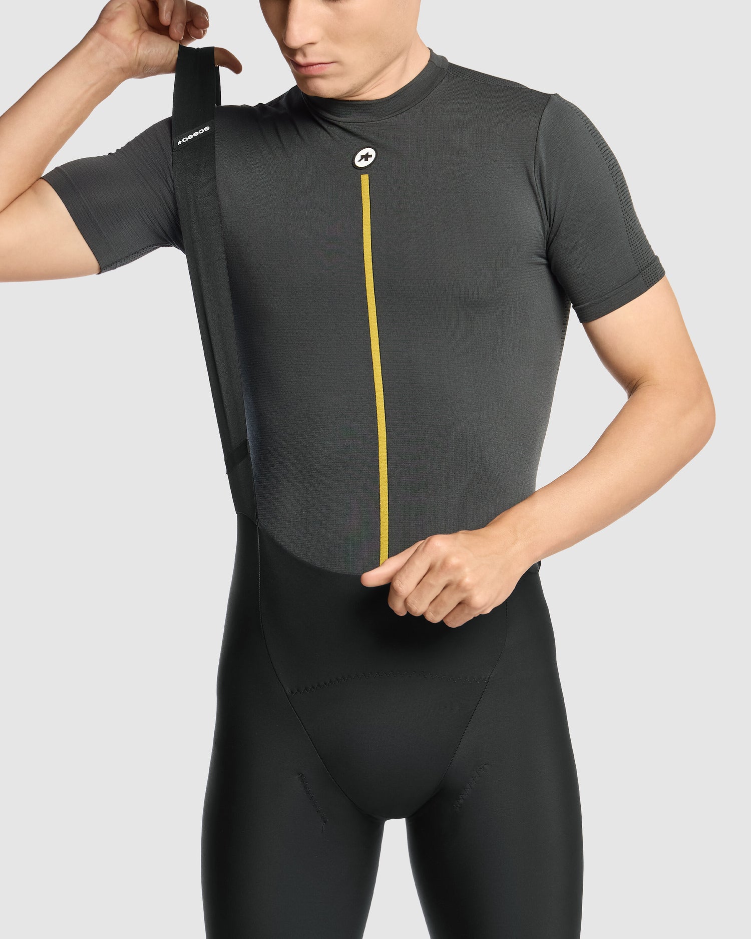 Assos SS P1 Camiseta Interior Primavera/Otoño Anthracite Grey #6