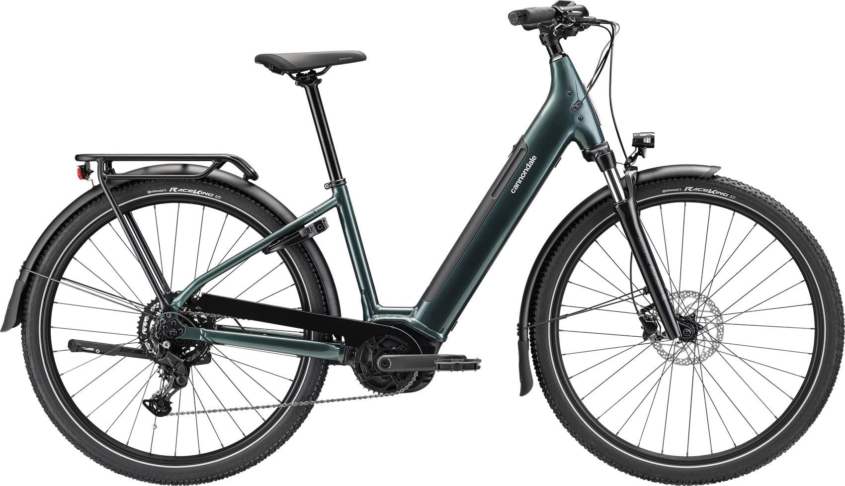 Bicicletas Electricas eUrbanas Tesoro 3+ Low Step-Thru Cannondale 2025 Gunmetal Green #2
