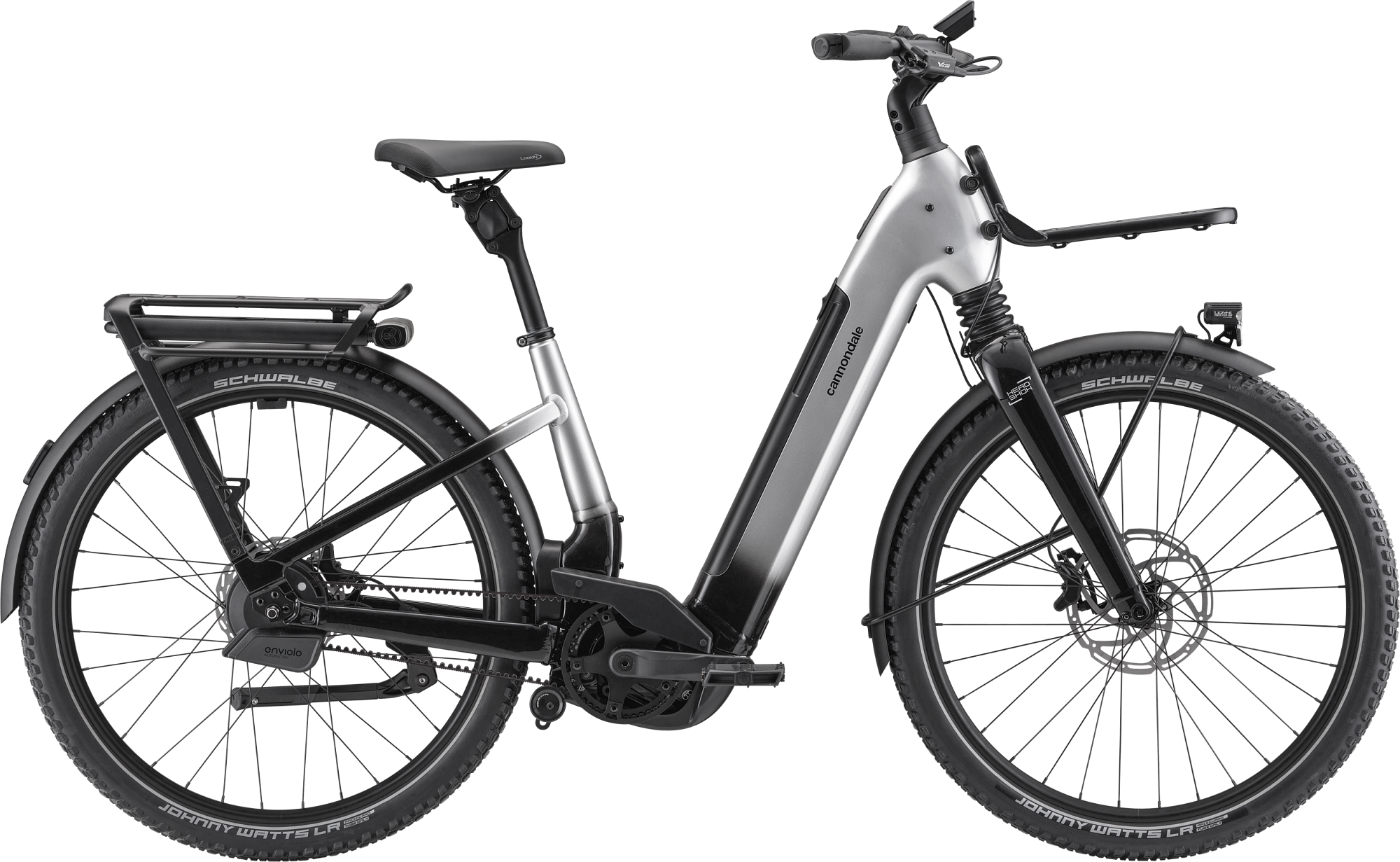 Cannondale Tesoro Automatiq Low StepThru HeadShok Mullet 2026 Silver