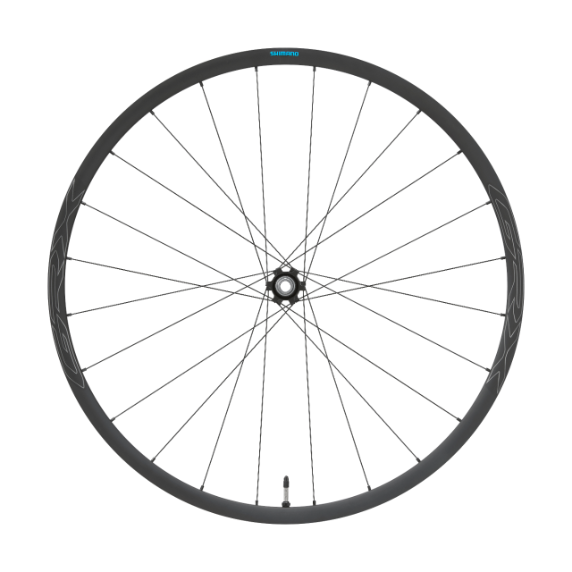 Rueda Delantera Shimano GRX WH-RX570-TL-F12-650B Freno Disco Center Lock Negro