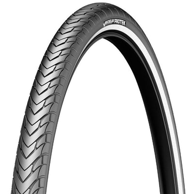 Cubierta Michelin Protek 700x40C Acces Line Rigida Flanco Reflectante Negro