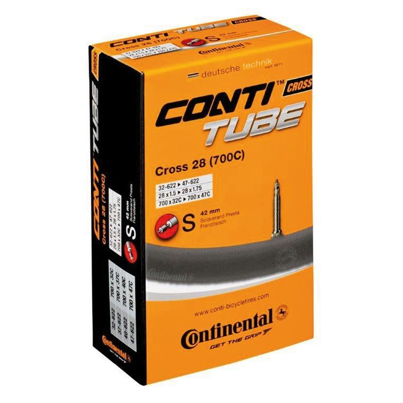 Cámara Continental Cross 700x32-47C Válvula Presta 42mm
