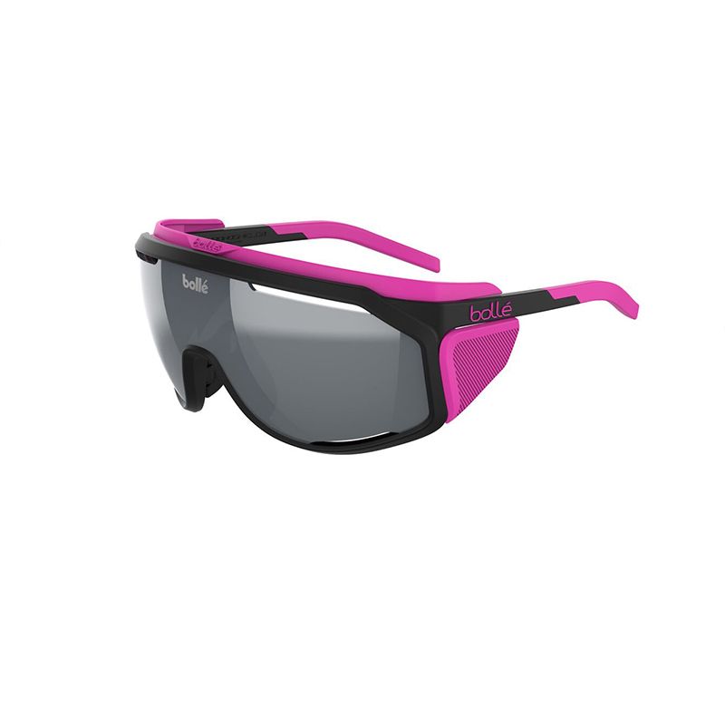 Gafas Sol Bolle Chronoshield Mt Negro Mate/Rosa Lente Volt+