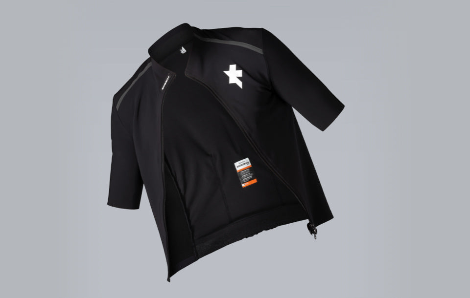 Assos Equipe R S11 Jersey Lluvia térmico Negro #9