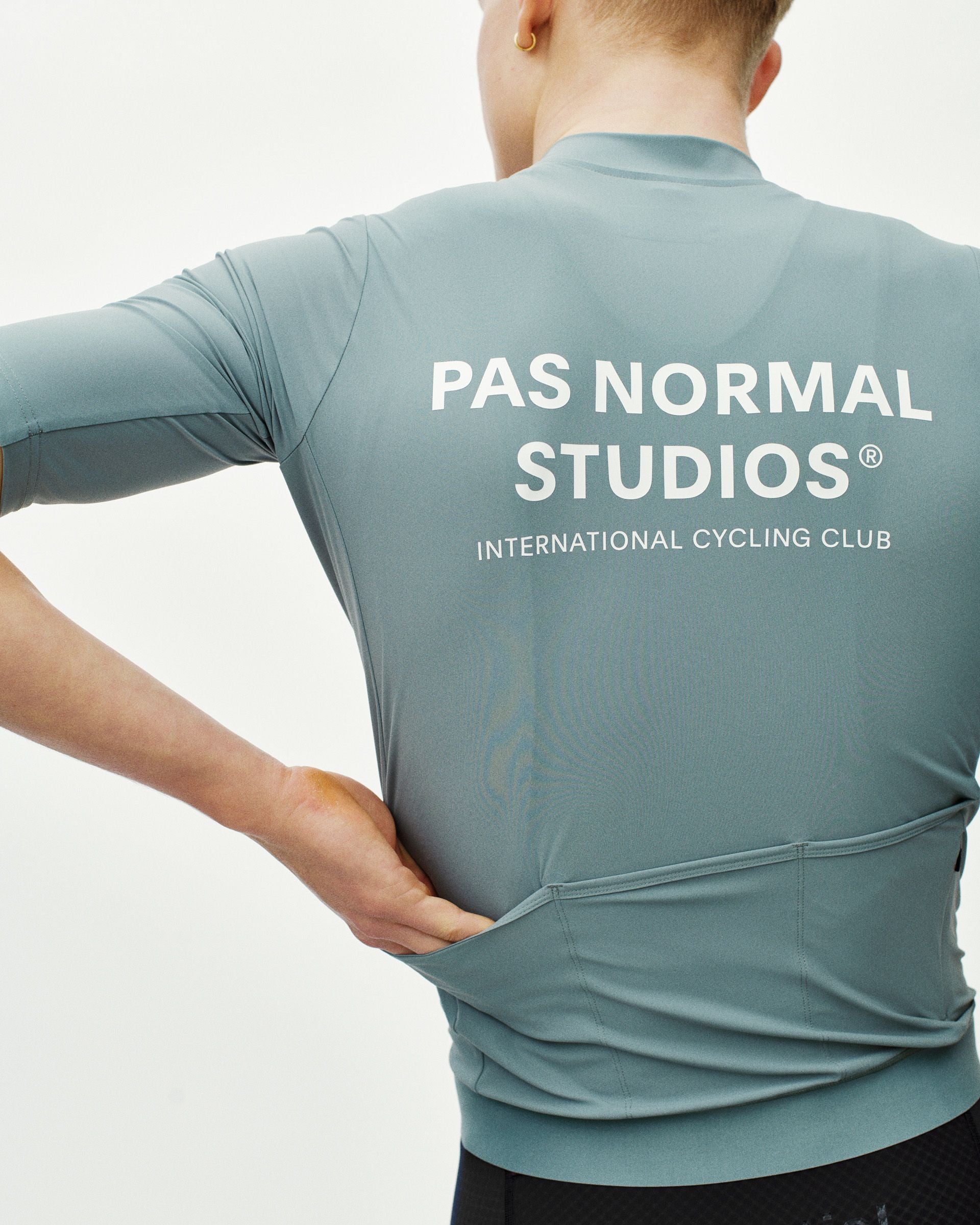Maillot Manga Corta Pas Normal Studios Essential Hombre Calcite Blue #8